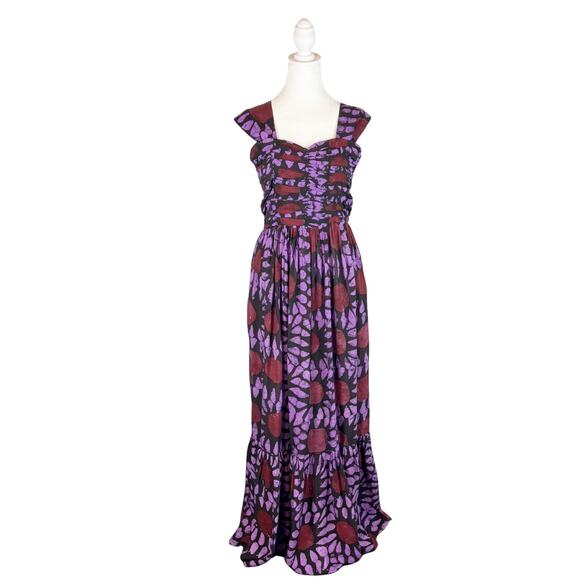 Busayo Olamide Maxi Dress XS Purple NEW - Picture 3 of 8